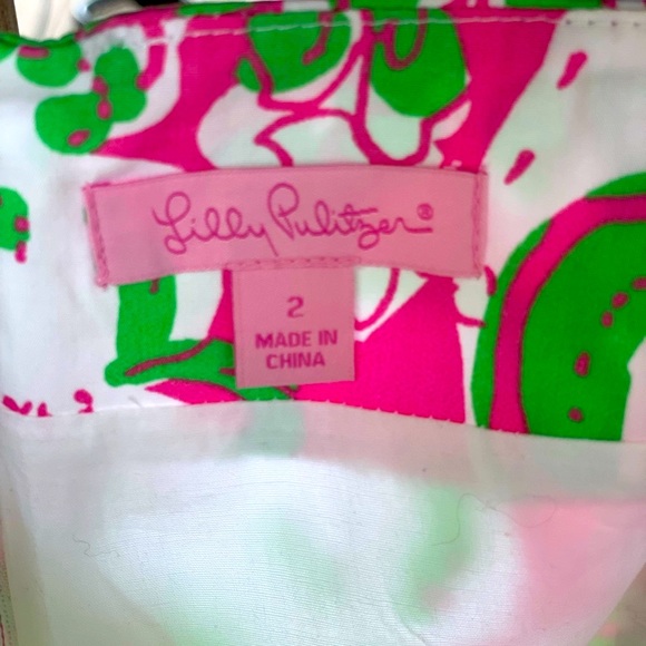 Lilly Pulitzer skort multi colored pink and green - Picture 2 of 7